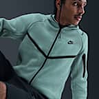 Chamarra Windrunner de tejido Fleece de cierre completo para hombre Nike Tech