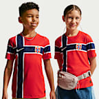 Norway 2026/27 Match Home Older Kids' Nike Aero-FIT Football Authentic Jersey