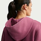 Sudadera con gorro sin cierre Dri-FIT para mujer Nike Studio Fleece Sport