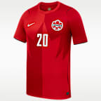 Jonathan David Canada Soccer 2026 Stadium Home Men's Nike Dri-FIT Soccer Jersey