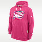Detroit Lions Crucial Catch Sideline Standard Issue Men's Nike Dri-FIT NFL Pullover Hoodie