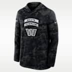Washington Commanders Salute to Service Sideline Men's Nike Dri-FIT NFL Long-Sleeve Hooded Top
