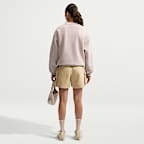 Nike Studio Fleece Medium Weight Women's Oversized V-Neck Top