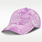 Gorra ajustable Nike de la MLB para mujer Washington Nationals Club