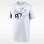 Playera Nike Dri-FIT de la MLB para hombre Washington Nationals City Connect Team Phrase Script