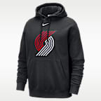 Sudadera con gorro sin cierre Nike de la NBA para hombre Portland Trail Blazers Club