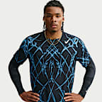 Nike AeroSwift Dri-FIT ADV Kurzarm-Laufoberteil mit Print (Herren)
