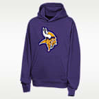 Justin Jefferson Minnesota Vikings Big Kids' Nike NFL Pullover Hoodie