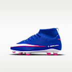 Nike Jr. Mercurial Superfly 10 Club Botes de futbol de perfil alt per a terrenys diversos - Nen/a i nen/a petit/a