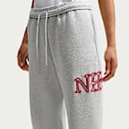 Nike Studio Fleece Medium Weight Women's Oversized Cuffed Logo Trousers