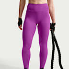 Leggings i fullängd Nike Universa med hög midja och utan söm fram för kvinnor