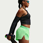 Shorts de correr Dri-FIT ADV de tiro medio de 8 cm con forro de ropa interior para mujer Nike AeroSwift