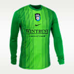 Jersey Nike de la NWSL Replica para hombre Alyssa Naeher Chicago Stars FC de portero 2025 Stadium