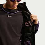 Chamarra de felpa holgada con gorro de cierre completo para hombre Nike Project F.R.O.G.