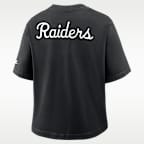 Las Vegas Raiders Rewind Pocket Boxy Women's Nike NFL T-Shirt