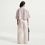 Playera a rayas oversized para mujer Nike Sportswear Chill Poplin