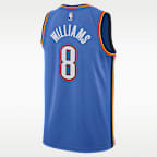Oklahoma City Thunder Icon Edition Men's Nike Dri-FIT NBA Swingman Jersey