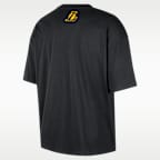 T-shirt ample Nike NBA Los Angeles Lakers Courtside pour homme