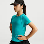Nike Tempo Older Kids' (Girls') Dri-FIT Short-Sleeve Top