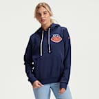 Sudadera con gorro sin cierre Nike Dri-FIT de la NFL para mujer Chicago Bears Rivalries Collection Sideline