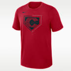 Cincinnati Reds Icon City Connect Logo Men's Nike Dri-FIT MLB T-Shirt
