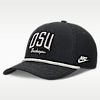 Ohio State Legacy Letter Rise Men's Nike Dri-FIT College A-Frame Adjustable Hat