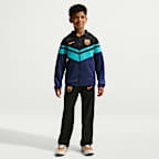 FC Barcelona Third Big Kids' Nike Dri-FIT Soccer Hooded Tracksuit