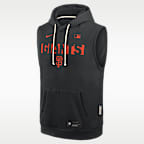 San Francisco Giants Authentic Collection Standard Issue Men's Nike Dri-FIT MLB Sleeveless Pullover Hoodie