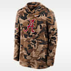 Alabama 2026 Military Appreciation Men's Nike Dri-FIT College Long-Sleeve Hooded Top