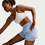 Nike One Women's Dri-FIT High-Waisted 8cm (approx.) 2-in-1 Shorts