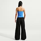 Pants estructurados de tiro medio holgados para mujer Nike Sportswear