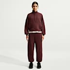 Top oversize con zip a metà lunghezza Dri-FIT Nike 24.7 ImpossiblySoft – Donna