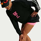 Nike After Dark Tour Women's Dri-FIT Oversized Long-Sleeve Running T-Shirt