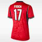 Jersey de fútbol Nike Dri-FIT para mujer Phil Foden England National Team 2026 Stadium Away