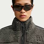 Veste oversize à 3/4 de zip NikeSKIMS Sherpa pour femme
