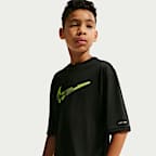 Nike Swim Hydroguard Big Kids' (Boys') Dri-FIT UV Short Sleeve Top