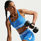 Bra deportivo de baja sujeción sin almohadilla para mujer Nike Pro