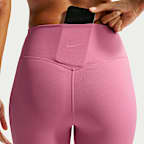 Nike Zenvy Women's High-Waisted 7/8 Leggings with No Front Seam