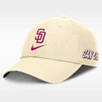 Gorra Nike Dri-FIT de la MLB ajustable para hombre San Diego Padres City Connect Club