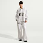 Nike Studio Fleece Medium Weight Pantalón de talle medio y pernera ancha - Mujer