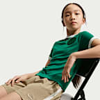 กางเกงขาสั้นแบบทอเด็กโต Nike Sportswear