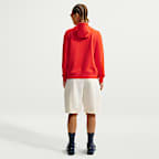 Sudadera con gorro de fútbol de cierre completo Nike para mujer Norway Club Fleece