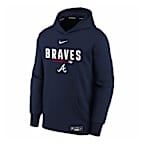 Atlanta Braves Authentic Collection Big Kid's Therma-FIT MLB Hoodie