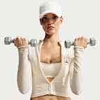 NikeSKIMS Ribbed Seamless Women's Cropped Full-Zip Jacket