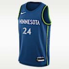 Jersey Nike de la WNBA de alero polivalente para niños talla grande de Napheesa Collier de las Minnesota Lynx de la colección Explorer Edition