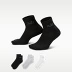 Nike Everyday Elevated Ankle Socks (3 Pairs)