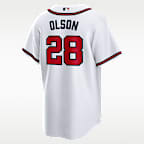 MLB Atlanta Braves (Matt Olson) Men's Replica Baseball Jersey