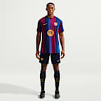 F.C. Barcelona 2026/27 Match Home Men's Nike Aero-FIT Football Authentic Shirt