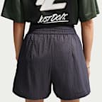 Nike Sportswear 女款寬鬆高腰輕盈防撕裂尼龍短褲