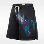Shorts de básquetbol de tejido Fleece para hombre Charlotte Hornets Standard Issue